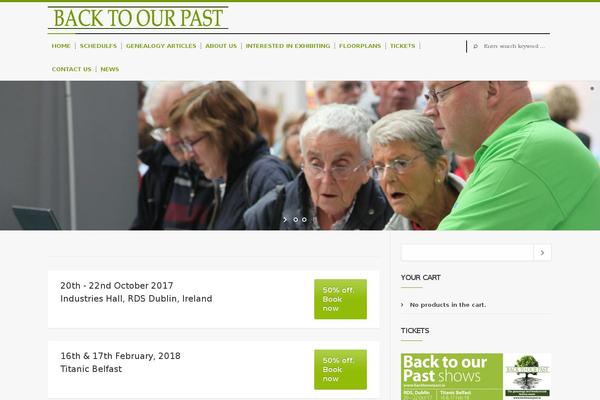 backtoourpast.ie site used Gravity