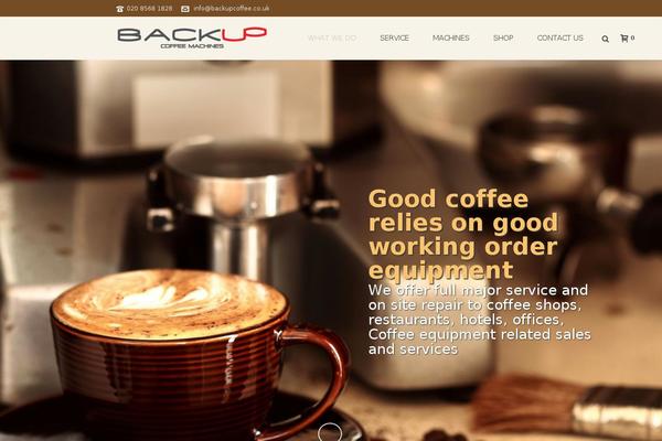 backupcoffee.co.uk site used Backup