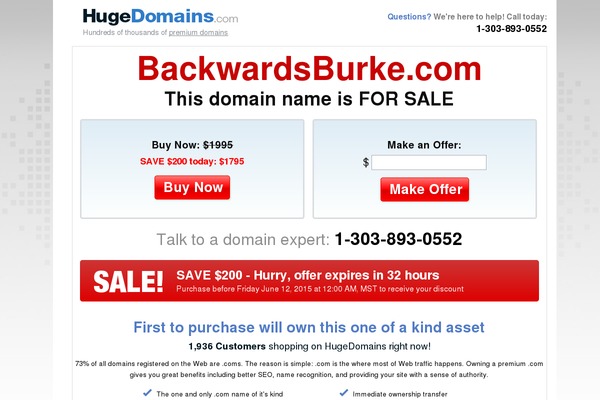 backwardsburke.com site used Newrga