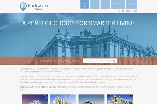 backwaterproperties.com site used Backwater