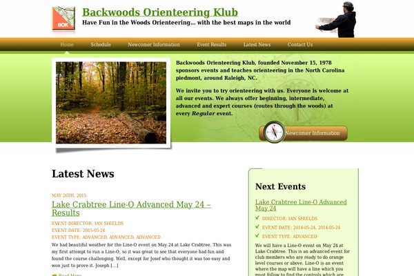 backwoodsok.org site used Bok