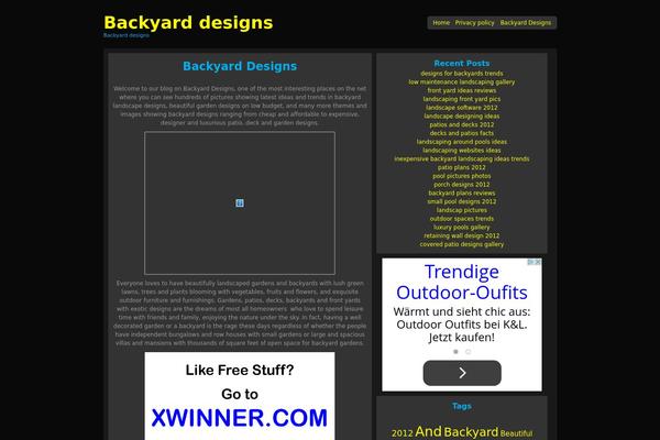 blackneon theme site design template sample