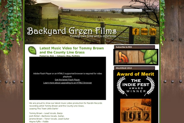 backyardgreenfilms.com site used Nature-mag