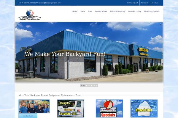 Avada theme site design template sample