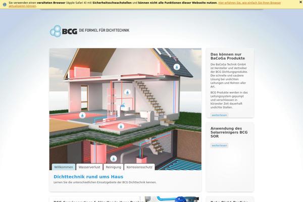 Bcg theme site design template sample