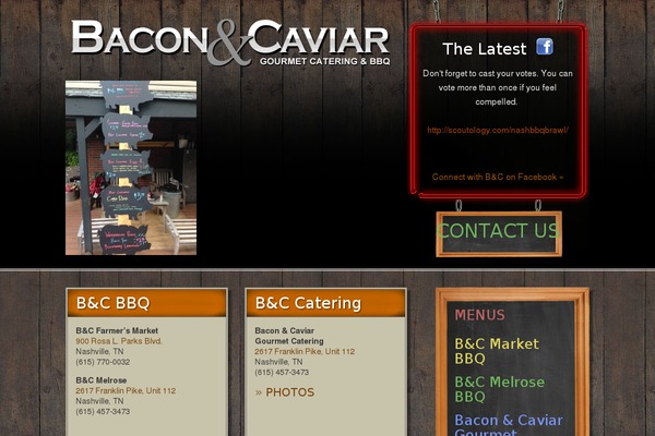 baconandcaviar.com site used Twentyeleven-cinq