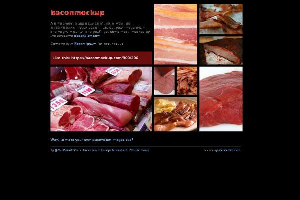 Site using Bacon-mockup plugin