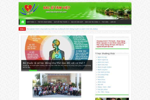 Sahifa theme site design template sample