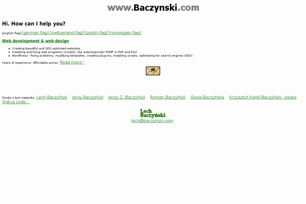 baczynski.com site used Oxydo