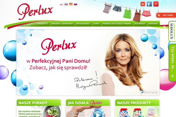 badamyperlux.pl site used Perlux