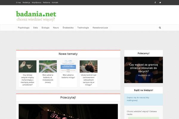 Newsblock theme site design template sample
