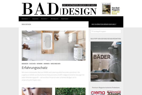 Hueman theme site design template sample