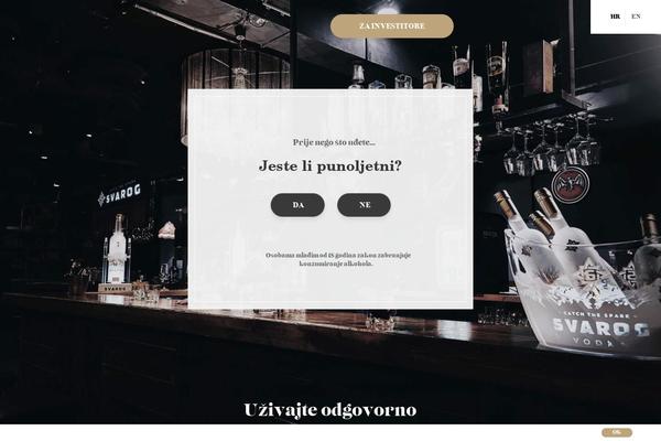 badel1862.hr site used Badel1862-web
