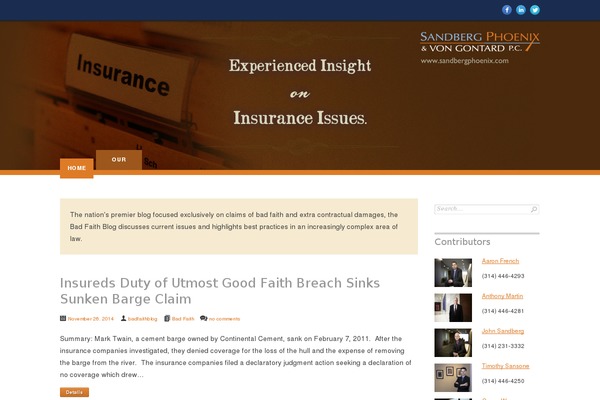 badfaithblog.net site used Sandbergphoenix