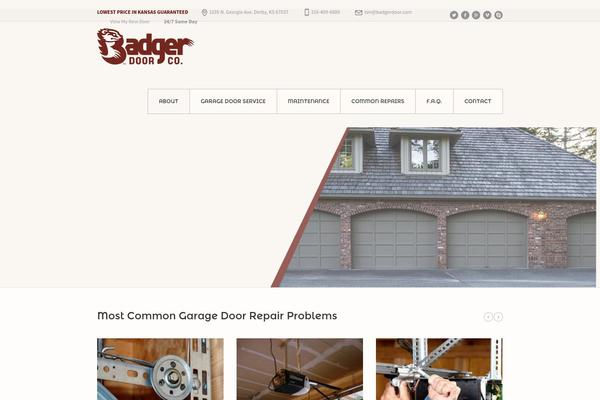 badgerdoor.com site used Garage