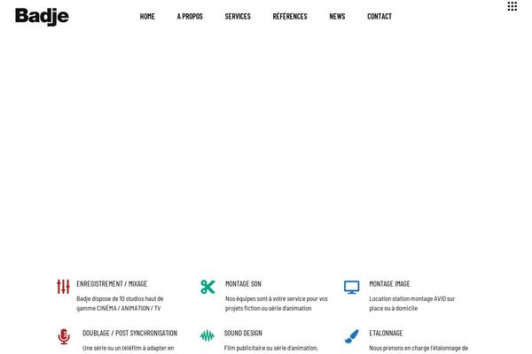Kenozoik theme site design template sample