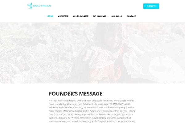 WordPress website example screenshot