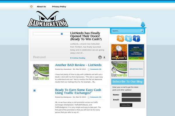 WordPress website example screenshot