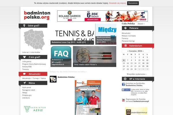badmintonpolska.org site used Shape