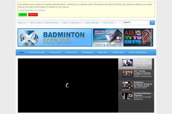 Badminton theme site design template sample
