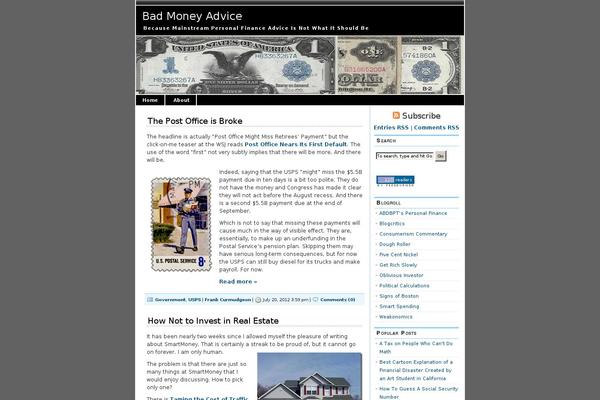 badmoneyadvice.com site used Magicblue.1.2