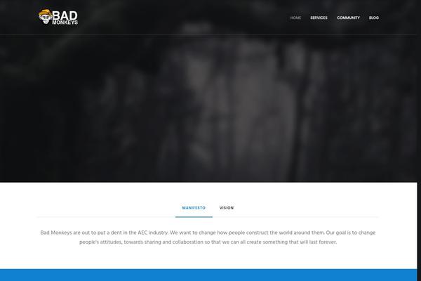 WordPress website example screenshot