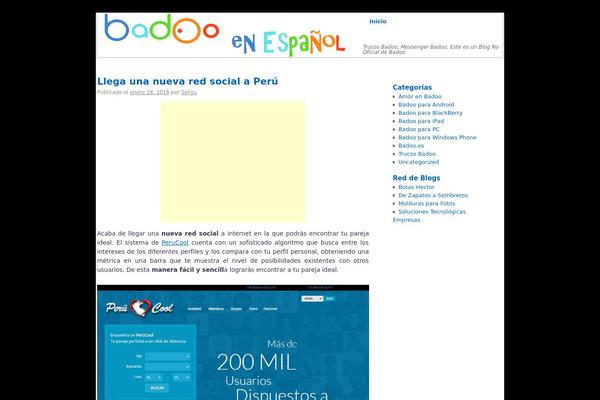 badooespanol.net site used My-lubith-theme-bdo