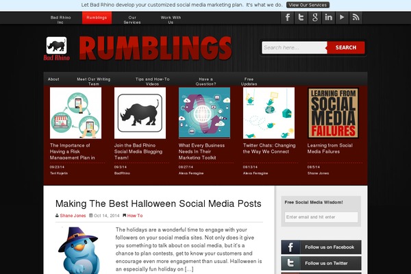 badrhinorumblings.com site used Informative-blogs