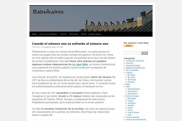 badukaires.com site used Baduk