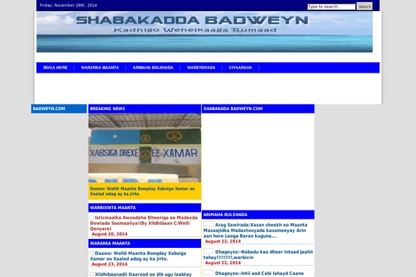 badweynnews.com site used Kalafogethemeee