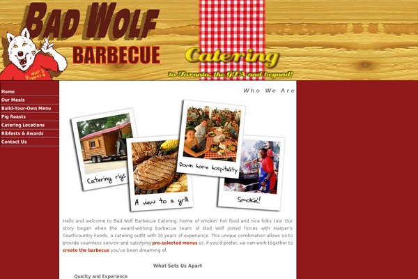 badwolfbarbecue.com site used Badwolf