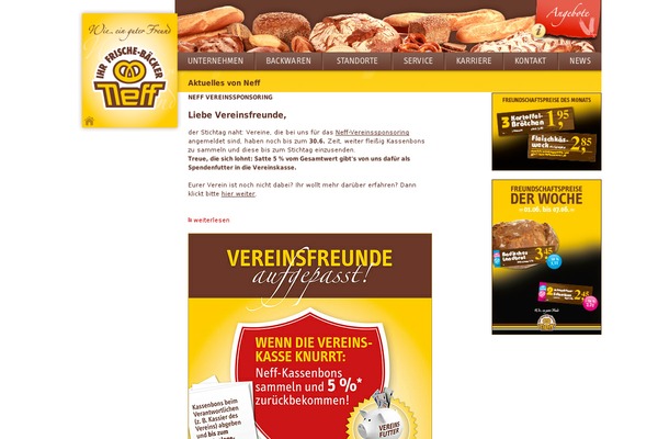 baeckerei-neff.de site used Neff