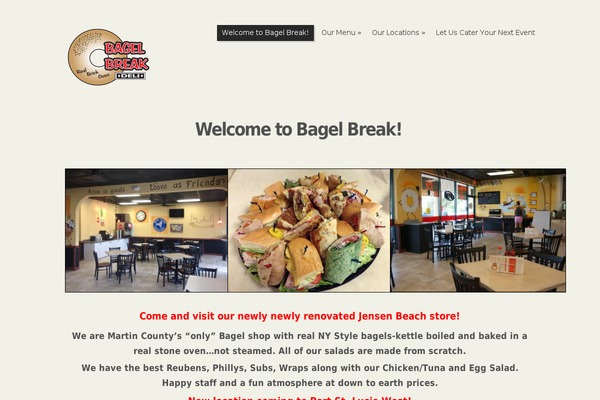 bagelbreakdeli.com site used Wp_mozzy5-v1.1