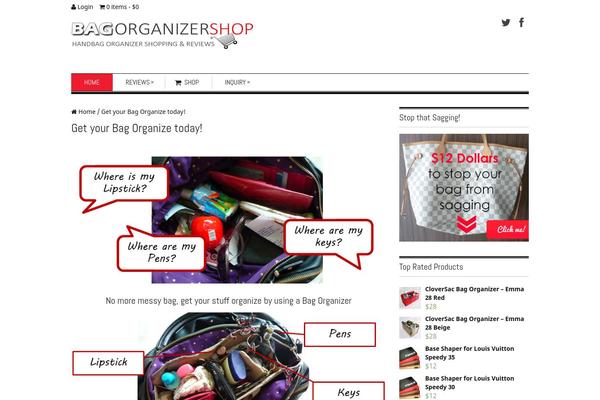 bagorganizershop.com site used Clock_1.1