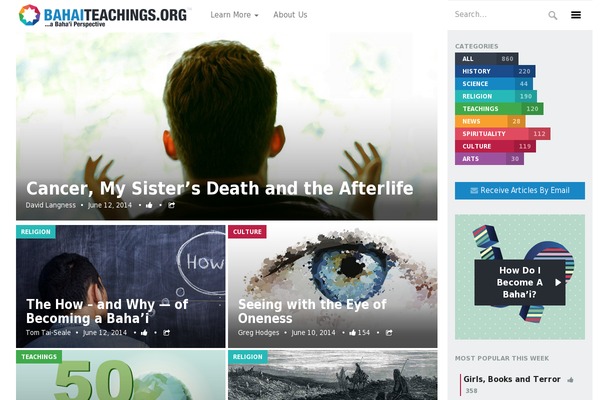 WordPress website example screenshot