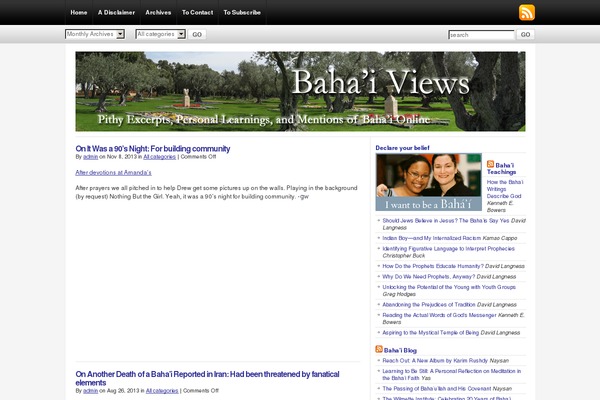 WordPress website example screenshot