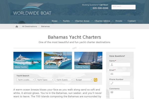 bahamasboat.com site used Worldwide-boat