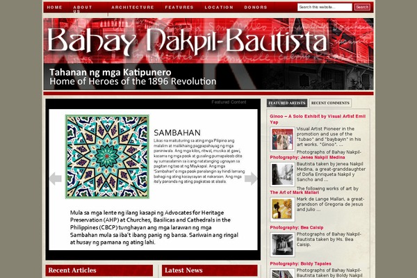 bahaynakpil.org site used Grungezine