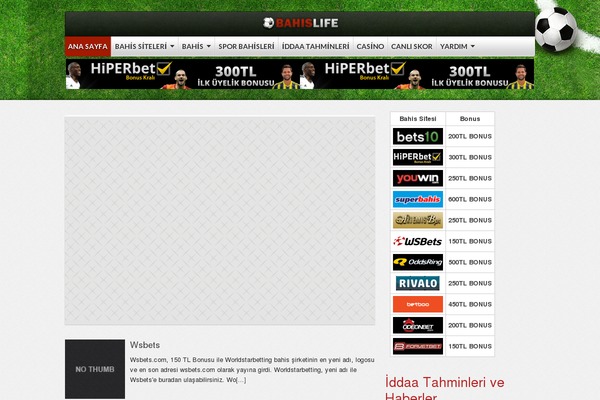 bahislife.net site used Sportedge