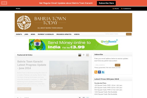 bahriatowntoday.com site used Wp-clear31