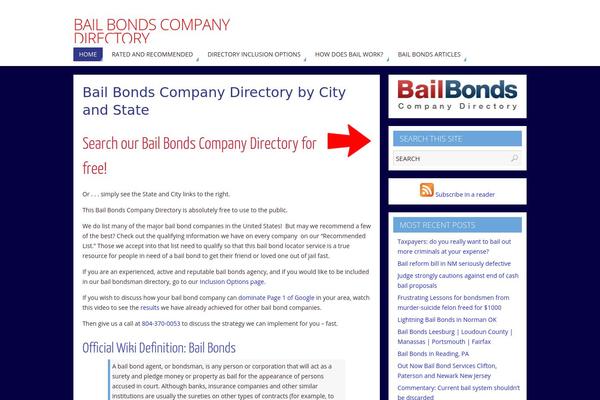 Parabola theme site design template sample