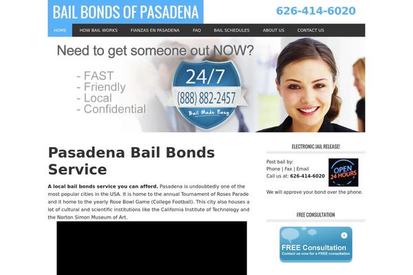 WordPress website example screenshot