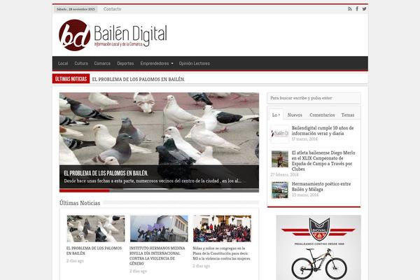 Sahifa theme site design template sample