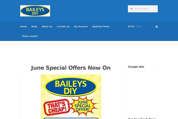 baileysdiy.co.uk site used Spintech