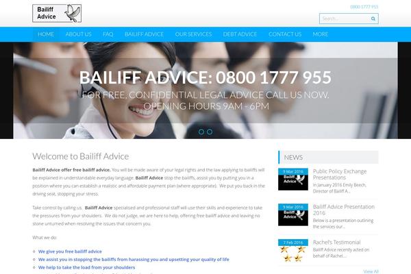 WordPress website example screenshot