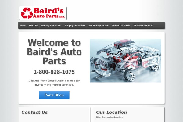 WordPress website example screenshot