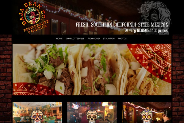 Parabola theme site design template sample