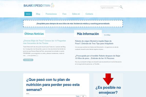 bajardepesorapidamenteyparasiempre.com site used Bajardepeso