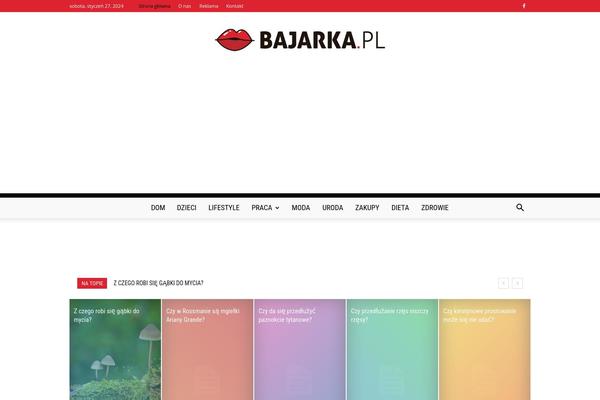 Newspaper theme site design template sample