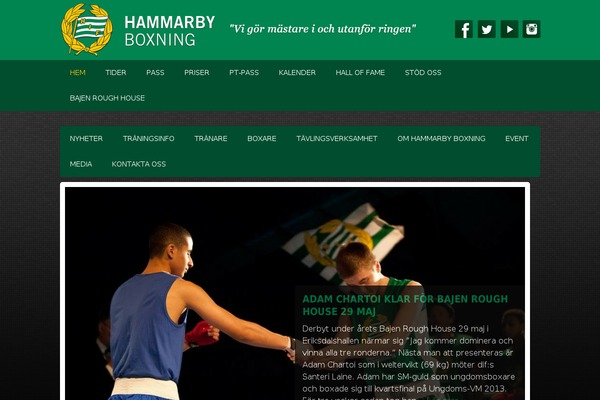 bajenboxning.se site used Hammarby-boxning